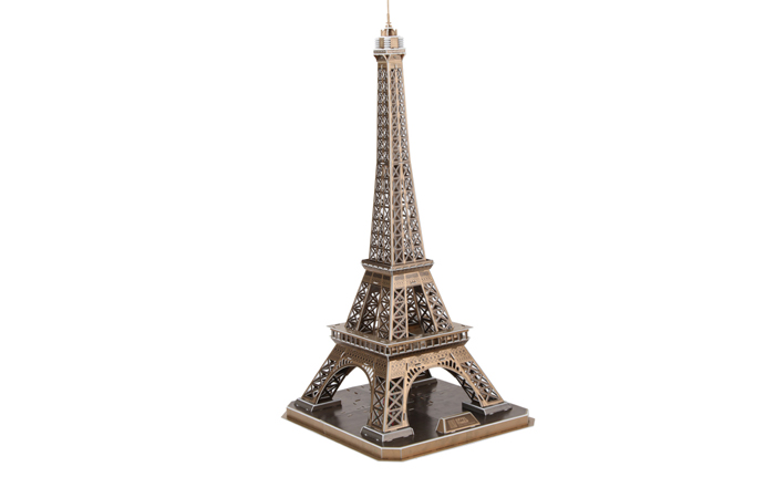 Cubicfun 3D Paper Puzzle L091H Paris Eiffel Tower Paper Model Kit, Paper Toys.