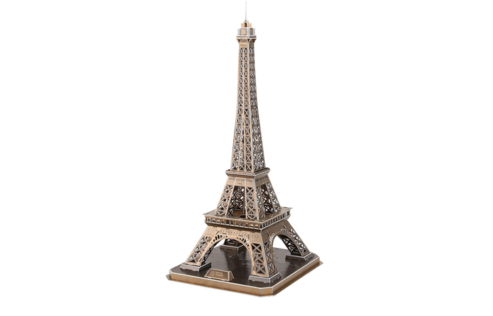 Cubicfun 3D Paper Puzzle L091H Paris Eiffel Tower Paper Model Kit, Paper Toys.