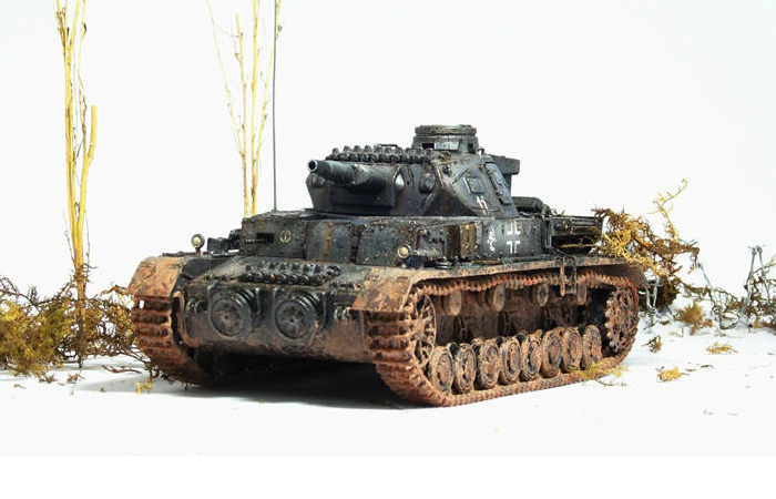 1/35 Scale Tamiya Plastic Tank Model Kit 35096 WWII Germany Panzer Kampfwagen IV Ausf.D.
