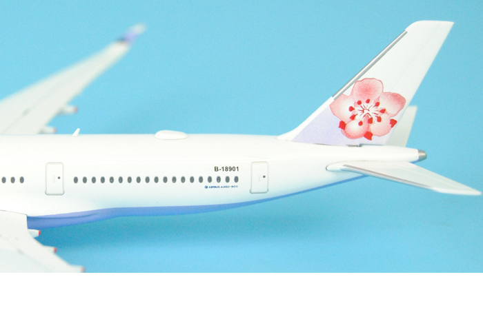 1/400 Model Airplane JC-Wings CI401054 China Airlines Airbus A350-900 B-18901 Aircraft Diecast Model Collectibles, Scale Model, Metal Model Plane.