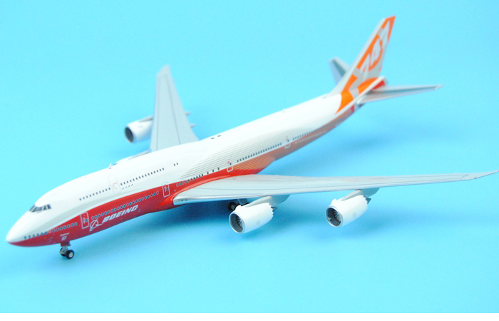 1/400 Model Airplane JC-Wings XX4001 Boeing 747-8 House N6067E Aircraft Diecast Model Collectibles, Scale Model, Metal Model Plane.