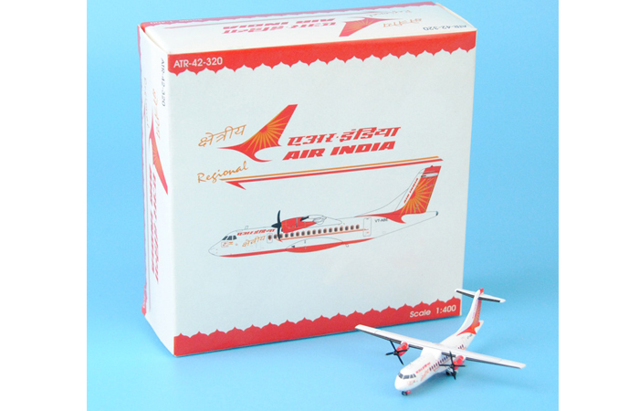 1/400 Model Airplane JC-Wings XX4009 Air India ATR-42-320 VT-ABE Aircraft Diecast Model Collectibles, Scale Model.