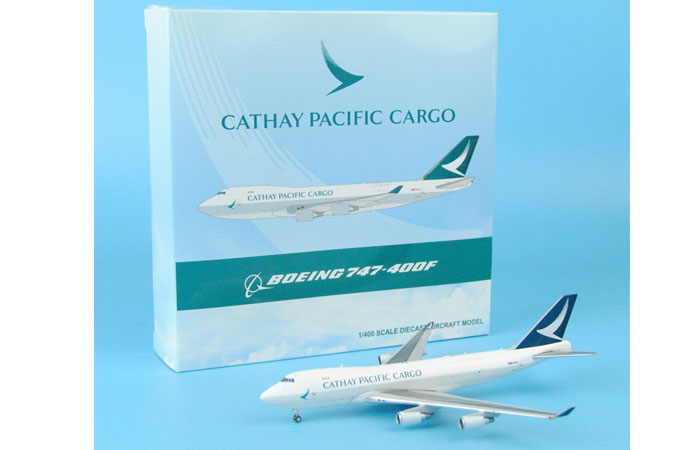 1/400 Model Airplane JC-Wings XX4309 Cathay Pacific Cargo Airways Boeing B747-400F B-LIA Aircraft Diecast Model Collectibles, Scale Model, Metal Model Plane.