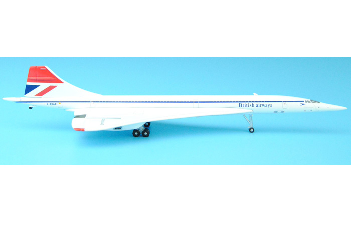 1/400 Model Airplane JC-Wings XX4905 Singapore Airlines / British Airways Aerospatiale-BAC Concorde 102 G-BOAD Aircraft Diecast Model.