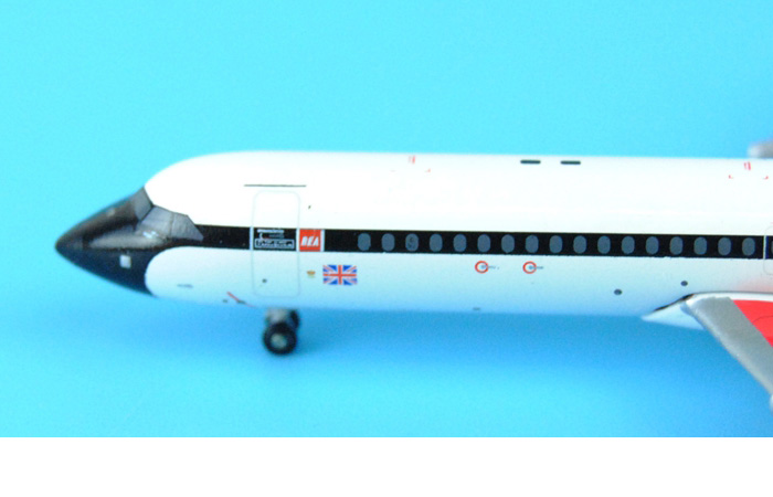 1/400 Model Airplane JC-Wings XX4915 British European Airways BAC 111-510ED Super One-eleven G-AVMI Aircraft Diecast Model Collectibles, Scale Model.