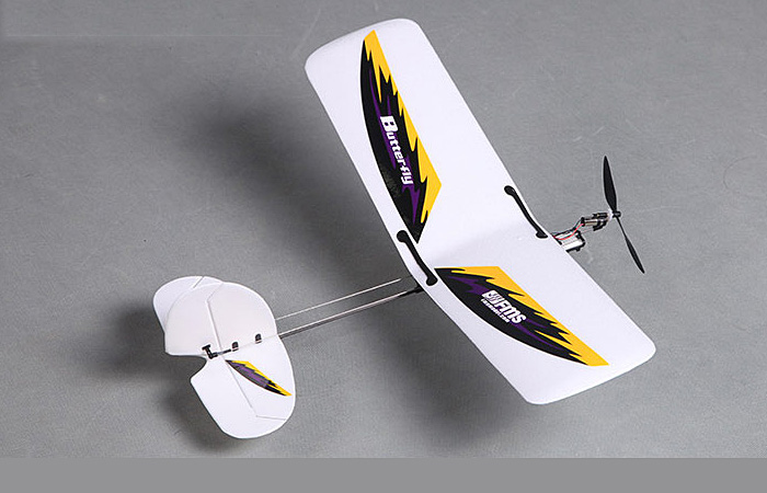Ready to fly FMS Butterfly 4 Channel Indoor Outdoor Mini RC Plane For Beginner Child 