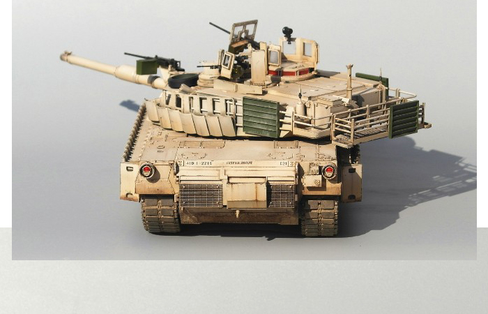 1/35 Scale Model Military Vehicle Finished Tamiya Model Kit, M1A2 SEP Abrams MBT Tank Model.
