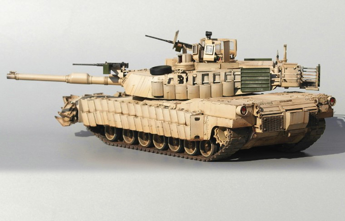 1/35 Scale Model Military Vehicle Finished Tamiya Model Kit, M1A2 SEP Abrams MBT Tank Model.