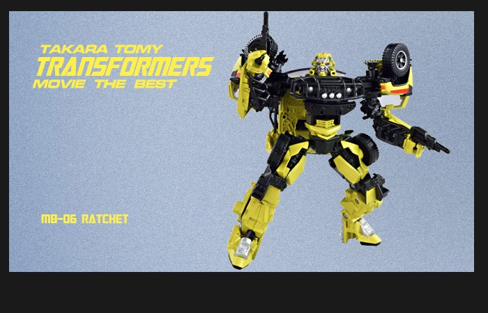 Hasbro, Takara Tomy, Transformers，Transformers 2 Revenge of the Fallen MB-06 Ratchet.