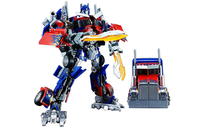 Hasbro, Takara Tomy, Transformers，MB-11 Transformers III Dark Of The Moon Optimus Prime.