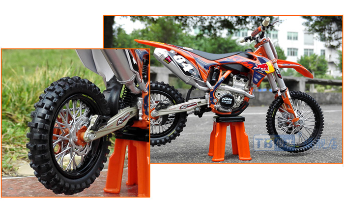 1/12 Scale Red Bull KTM 250SX-F Alloy plastic model, kids Motocross toys, GIFT, Alloy motorcycle BIKE MODEL.