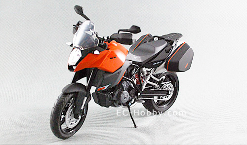 White 1:12 KTM 990SM-T Diecast Motorcycle Bike Model 