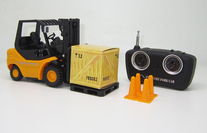 Mini RC Forklift, Construction vehicles Toy, Radio remote control Toy, Electric Forklift Toy, model