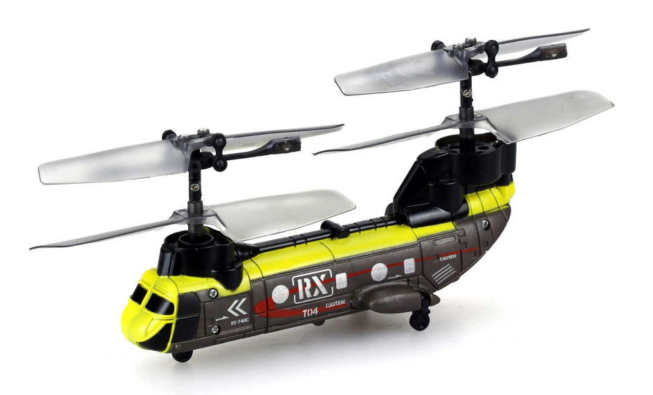 Silverlit Toys, NANO TANDEM Mini 3-Channel Infrared Control Chinook RC Helicopter.