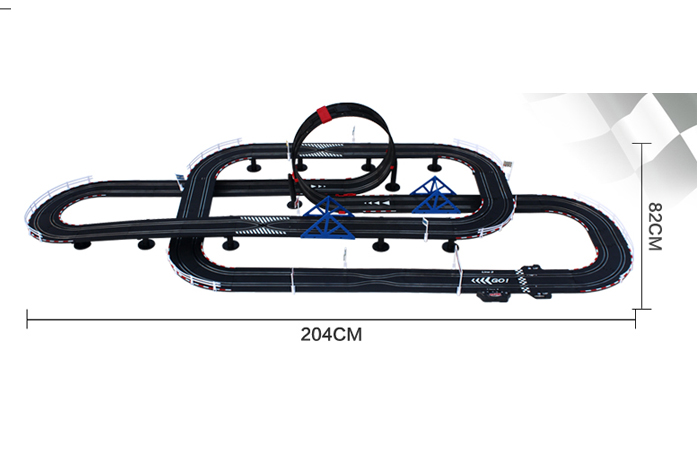 Top-Racer AGM TR08 Slot Car Sets , Slot Track, Remote Control Racing Car, Kids Toys .