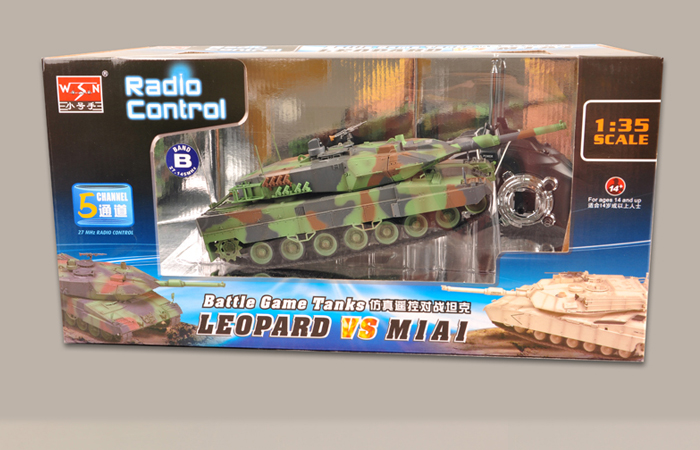 Radio remote control 1/35 Scale Model Tank, Germany military vehicle model, IR BATTLE Games tanks,  Trumpeter 00805B, LEOPARD RC Tank toy