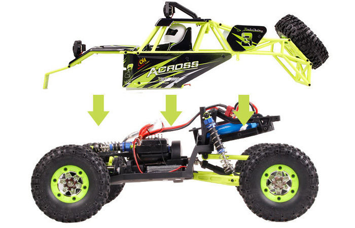 WLTOYS GREAT POWER STAR 12428 2.4GHz RTR 4WD Electric RC Racing Desert Truck Car