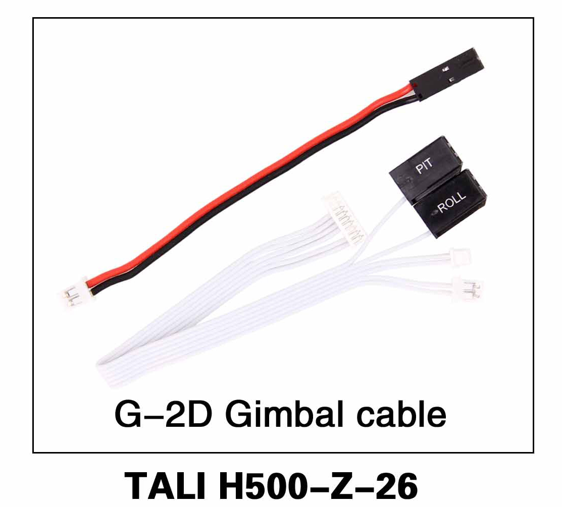 Walkera parts, RC Helicopter, RC hexacopter, GPS FPV Drone, Tali H500 Accessories H500-Z-26 G-2D Gimbal Cable